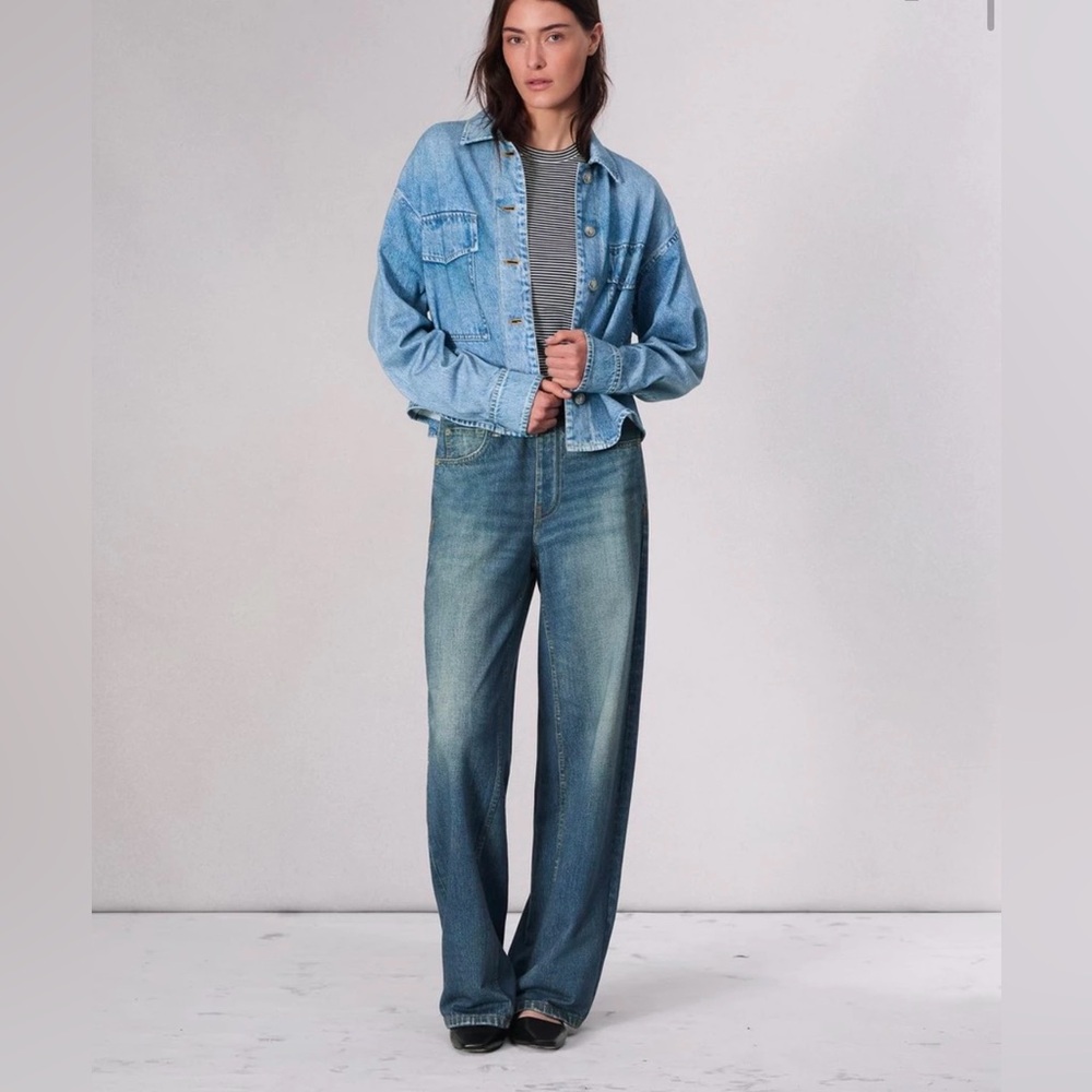 VIRAL RAG & BONE MIRAMAR WIDE LEG SWEAT JEANS